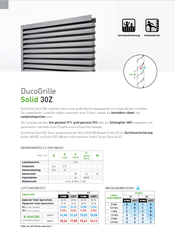 Broschüre DucoGrille Solid Cover