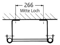 Leiter Befestigung innen 34 mm